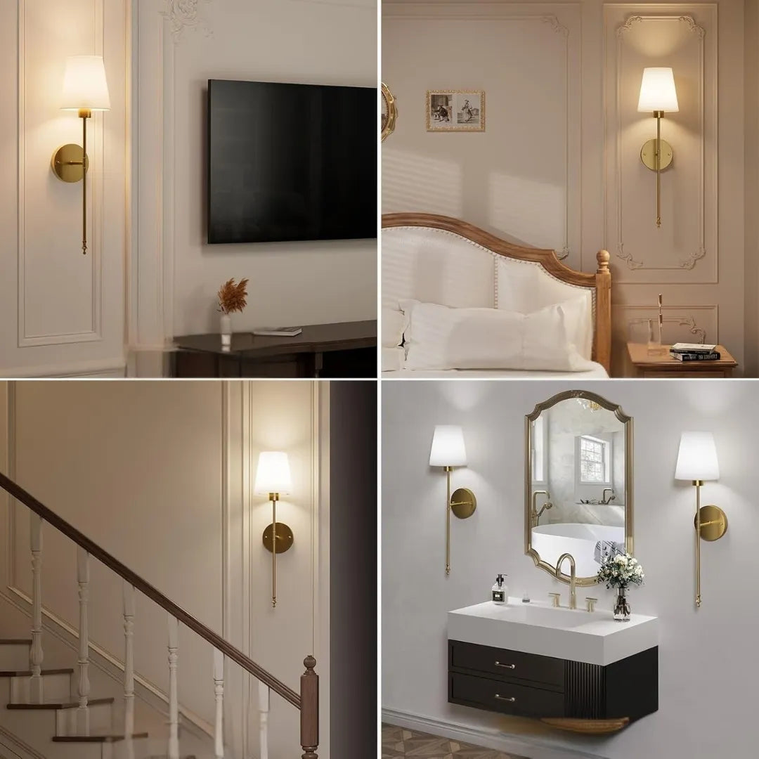 Wireless Wall Sconces (Set of 2)