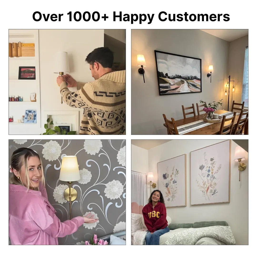 Wireless Wall Sconces (Set of 2)